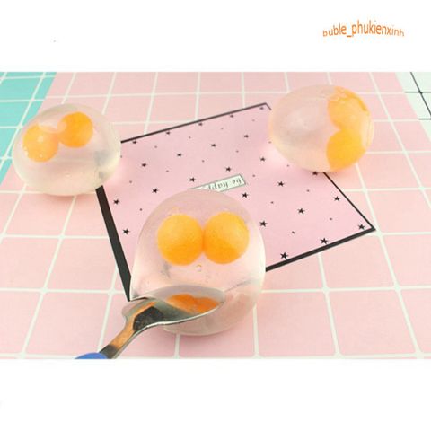 Đồ Chơi Gudetama Trứng Bóp Giảm Stress Biến Hình - Squishy Nghệ Thuật Đáng Yêu, Giải Tỏa Căng Thẳng Hài Hước