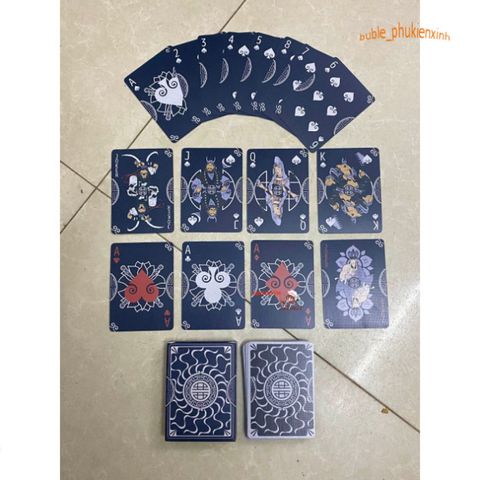 Bộ Bài Tây Du Kí Vàng Chống Nước 55 Lá - Thẻ Bài Sưu Tầm và Trưng Bày Độc Quyền, Thích Hợp Cho Người Hâm Mộ Anime