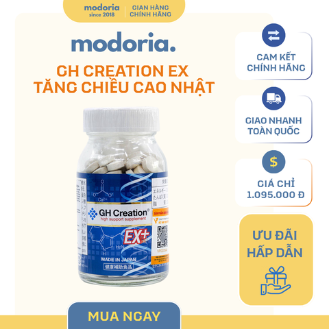 Viên Uống GH Creation EX+ 270 Viên Nhật Bản - Hỗ Trợ Tăng Chiều Cao, Bổ Sung Axit Amin cho Trẻ Trong Giai Đoạn Phát Triển