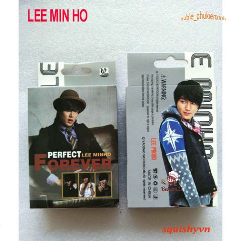 Bộ Bài Poker Hoạt Hình Dễ Thương Lee Min Ho - 54 Lá Thẻ Bài Siêu Cute Dành Cho Học Sinh, Quà Tặng Fan Anime Manga Nổi Tiếng