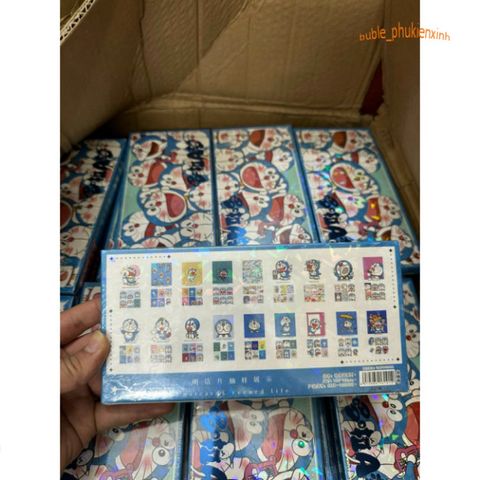 Bộ thẻ bài Doremon 786 mẫu với sticker và lomo - Hình thẻ các nhân vật Nobita, Chaien, Xuka, Xê-kô - Quà tặng anime độc đáo