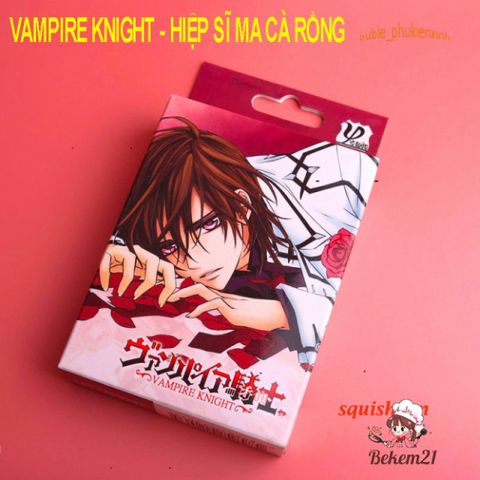 Bộ Bài Vampire Knight Poker Dễ Thương - 52 Lá Thẻ Ma Cà Rồng Cho Fan Anime, Quà Tặng Tuyệt Vời Cho Học Sinh
