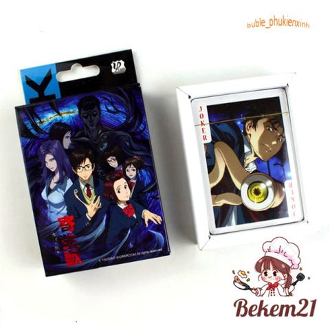 Bộ bài tây anime 54 lá - Genshin Impact, One Piece, Naruto, Conan, Manga - Quà tặng độc đáo cho fan anime