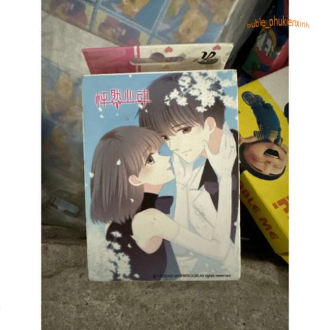 Bộ Bài Poker CON TIM RUNG ĐỘNG Heartbeat Hoạt Hình Dễ Thương 52 Lá Thẻ Bài - Quà Tặng Học Sinh Thú Vị cho Fan Anime, Manga