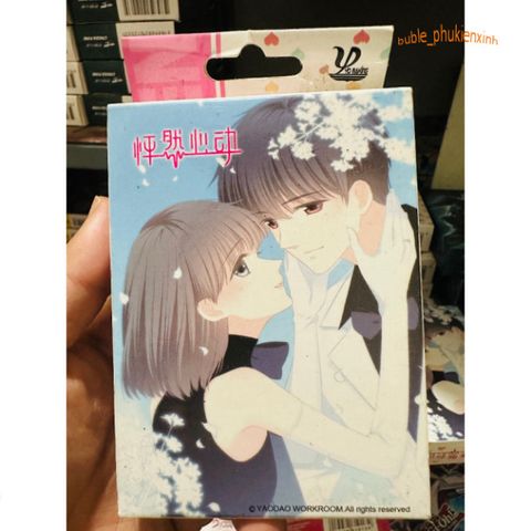 Bộ Bài Poker CON TIM RUNG ĐỘNG Heartbeat Hoạt Hình Dễ Thương 52 Lá Thẻ Bài - Quà Tặng Học Sinh Thú Vị cho Fan Anime, Manga
