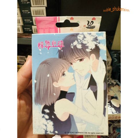 Bộ Bài Poker CON TIM RUNG ĐỘNG Heartbeat Hoạt Hình Dễ Thương 52 Lá Thẻ Bài - Quà Tặng Học Sinh Thú Vị cho Fan Anime, Manga