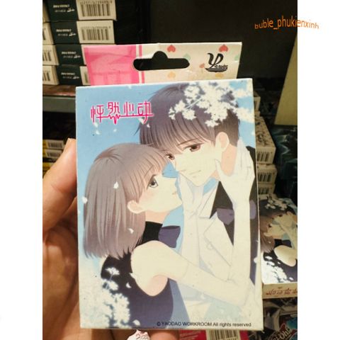 Bộ Bài Poker CON TIM RUNG ĐỘNG Heartbeat Hoạt Hình Dễ Thương 52 Lá Thẻ Bài - Quà Tặng Học Sinh Thú Vị cho Fan Anime, Manga