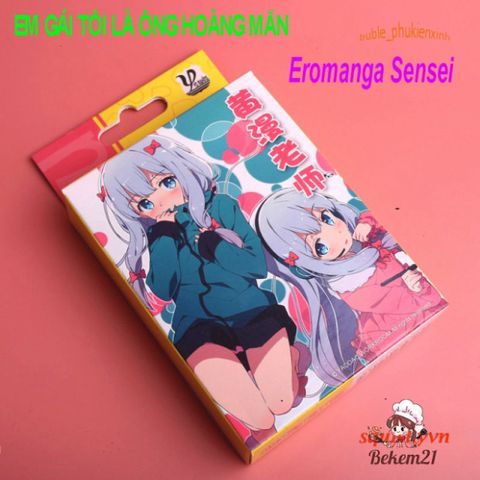 Bộ Bài Poker Sagiri Izumi - Eromanga Sensei Dễ Thương, 52 Lá Thẻ Bài Anime Học Sinh Em Gái Thú Vị - Quà Tặng Fans Hội Mê Manga