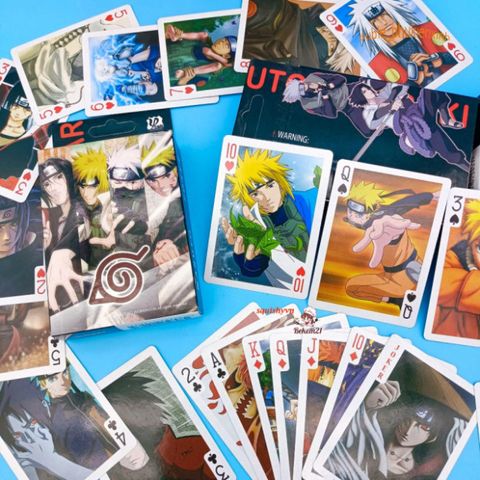 Bộ Bài Tây Tú Lơ Khơ - Hình Nhân Vật Anime One Piece, Naruto, Jujutsu Kaisen, Attack On Titan, Genshin Impact, Dragon Ball, 52 Lá Joker