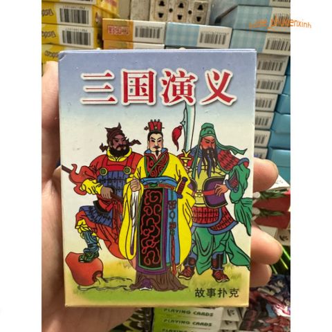 Bộ Thẻ Bài Huyền Thoại Anime - Tam Quốc, Hồng Lâu Mộng, Thủy Hử - 54 Lá Độc Đáo, Quà Tặng Thú Vị Cho Bạn Bè và Người Thân