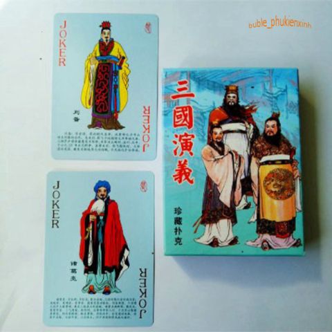 Bộ Thẻ Bài Huyền Thoại Anime - Tam Quốc, Hồng Lâu Mộng, Thủy Hử - 54 Lá Độc Đáo, Quà Tặng Thú Vị Cho Bạn Bè và Người Thân