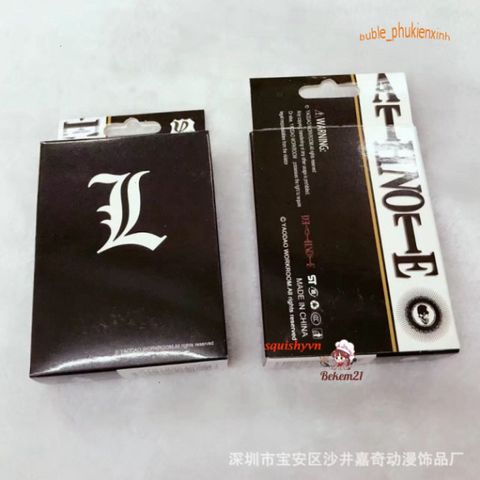 Bộ Bài Tú Lơ Khơ Anime Death Note – 54 Hình Ảnh Độc Đáo, Chất Lượng Cao, Quà Tặng Fan Hâm Mộ
