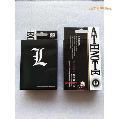 Bộ Bài Tú Lơ Khơ Anime Death Note – 54 Hình Ảnh Độc Đáo, Chất Lượng Cao, Quà Tặng Fan Hâm Mộ