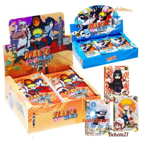 Bộ Sưu Tập Thẻ Bài Naruto Độc Đáo Dạng Ngang - Quà Tặng Tuyệt Vời Dành Cho Fan Anime và Manga