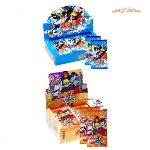 Bộ Sưu Tập Thẻ Bài Naruto Độc Đáo Dạng Ngang - Quà Tặng Tuyệt Vời Dành Cho Fan Anime và Manga