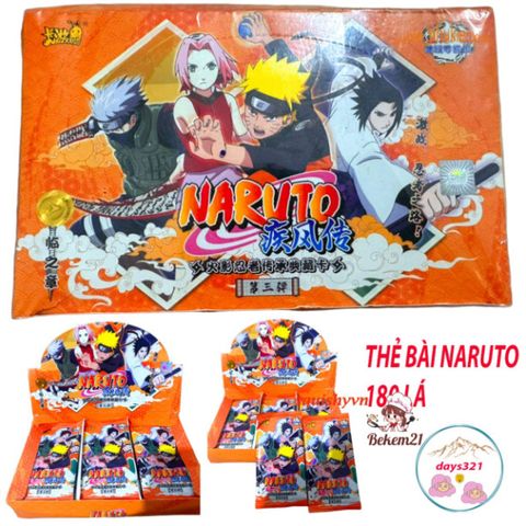 Bộ bài tú lơ khơ Naruto 54 lá - Thẻ bài anime manga độc đáo, quà tặng cho fan anime, sưu tập hình ảnh nổi tiếng từ các series Nhật Bản