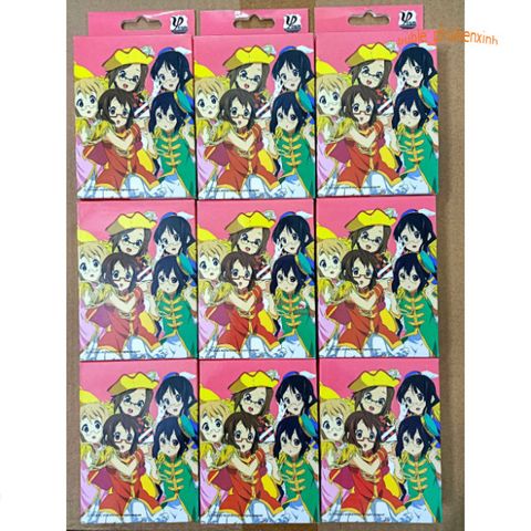 Bộ Sưu Tập Thẻ Bài Kpop K-ON Cô Gái Ánh Sáng Dễ Thương - 52 Lá Quà Tặng Cho Fan Anime, Manga, Game Nổi Tiếng