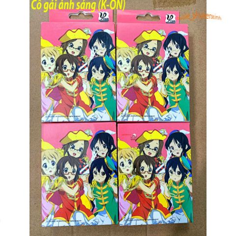 Bộ Sưu Tập Thẻ Bài Kpop K-ON Cô Gái Ánh Sáng Dễ Thương - 52 Lá Quà Tặng Cho Fan Anime, Manga, Game Nổi Tiếng
