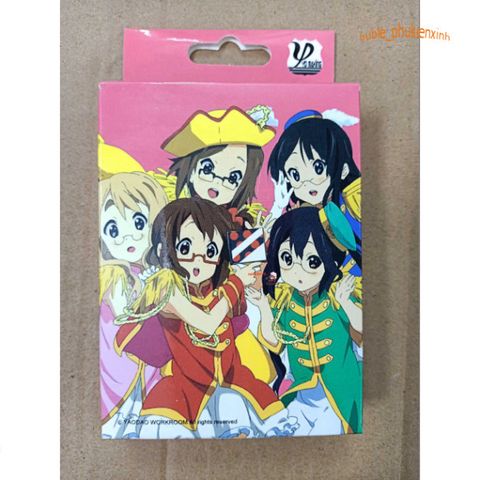 Bộ Sưu Tập Thẻ Bài Kpop K-ON Cô Gái Ánh Sáng Dễ Thương - 52 Lá Quà Tặng Cho Fan Anime, Manga, Game Nổi Tiếng