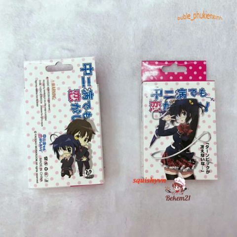Bộ Bài Bệnh Thứ Phát Love Chunibyo - 52 Lá Bài Thể Hiện Tình Yêu và Ảo Tưởng Khác Dành Cho Fan Anime và Manga