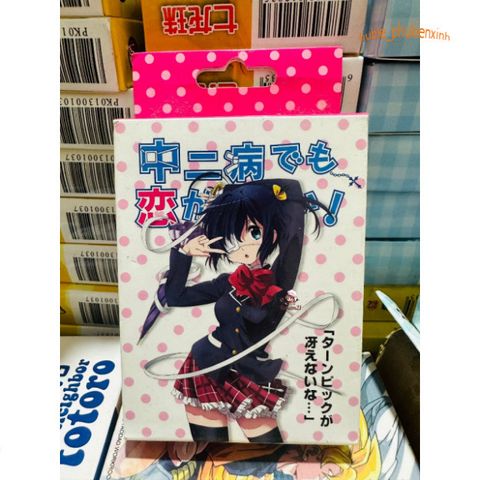 Bộ Bài Bệnh Thứ Phát Love Chunibyo - 52 Lá Bài Thể Hiện Tình Yêu và Ảo Tưởng Khác Dành Cho Fan Anime và Manga