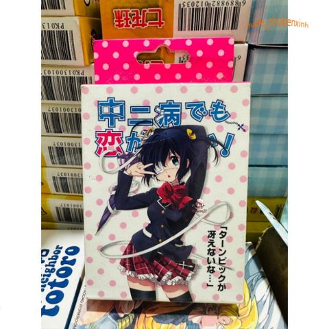 Bộ Bài Bệnh Thứ Phát Love Chunibyo - 52 Lá Bài Thể Hiện Tình Yêu và Ảo Tưởng Khác Dành Cho Fan Anime và Manga