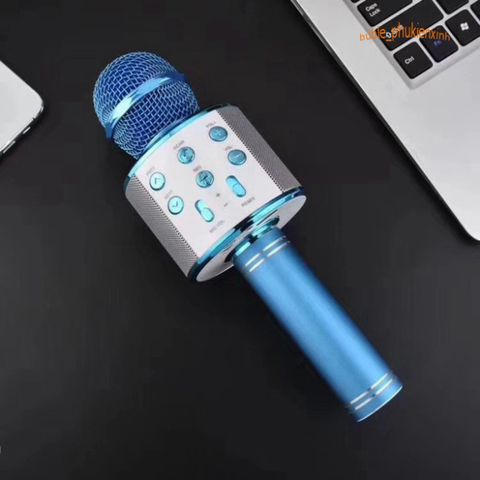 Micro Không Dây WS-858 Bluetooth 4.0 - Âm Thanh Chất Lượng Cao, Pin 1800mAh, Kết Nối Tiện Dụng Cho Loa, Smartphone, iPad