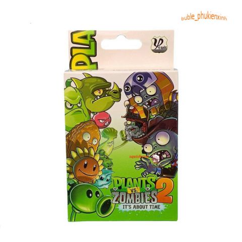 Thẻ Bài Trò Chơi Hoạt Hình Plants Vs Zombies - Bộ 55 Lá Hình Ảnh Zombie Xanh Độc Đáo Cho Trẻ Em