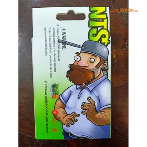 Thẻ Bài Trò Chơi Hoạt Hình Plants Vs Zombies - Bộ 55 Lá Hình Ảnh Zombie Xanh Độc Đáo Cho Trẻ Em
