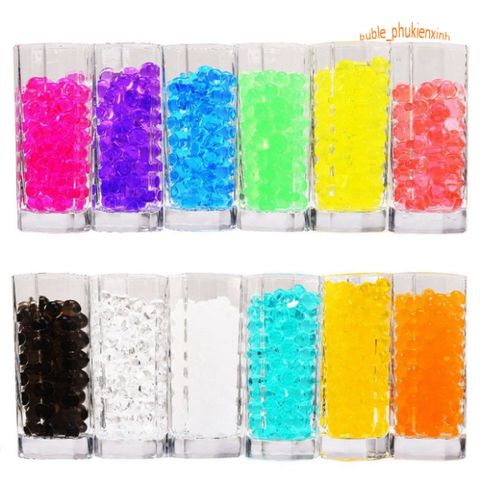Hạt Tinh Thể Trồng Cây Không Cần Đất - Bộ 10.000 Viên Trang Trí Tiểu Cảnh Nhiều Màu Đẹp, Dễ Sử Dụng và Tái Sử Dụng.