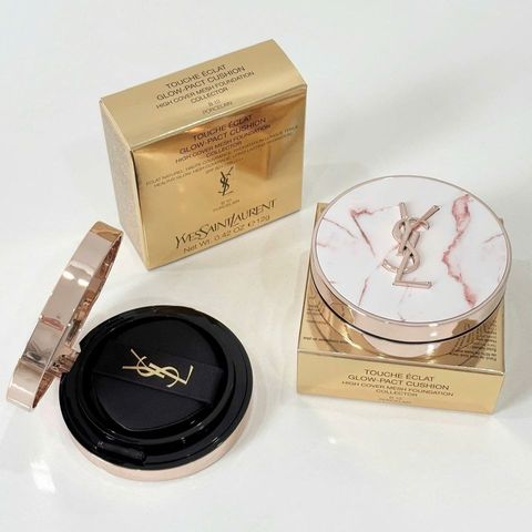 Phấn Nước Yves Saint Laurent YSL Beauté Touche Éclat Glow-Pact Cushion Foundation Tone B10 - Lớp Nền Tự Nhiên Cho Làn Da Hoàn Hảo