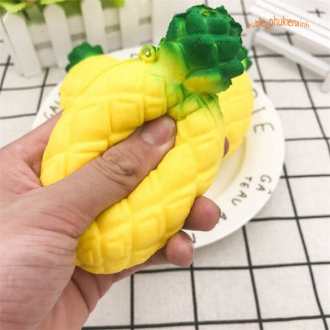 Đồ Chơi SquiShy Hình Quả Dứa Dễ Thương - Squishy Đáng Yêu Chất Lượng Cao Cho Trẻ Em - Video Hướng Dẫn Sử Dụng