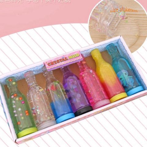 Slime Nước Ngọt Lớn 6 Màu - Đồ Chơi Charm Độc Đáo Gudetama - Chất Nhờn Ma Quái Vui Nhộn Cho Trẻ Em