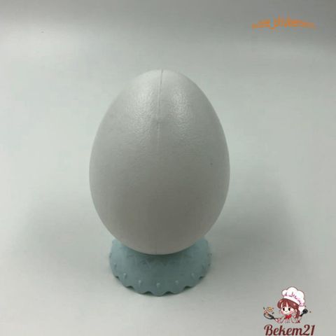 Bộ 10 Quả Trứng Gà Giả Màu Trắng Nhựa - Dụng Cụ Dạy Nghệ Thuật và Mô Hình Chuồng Ấp Cho Trẻ Em