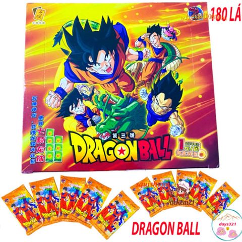 Bộ Thẻ Bài Dragon Ball Goku 300k - Thẻ Chất Lượng Cao Kèm 7 Viên Ngọc Rồng Đặc Biệt, Quà Tặng Thú Vị cho Fan Anime