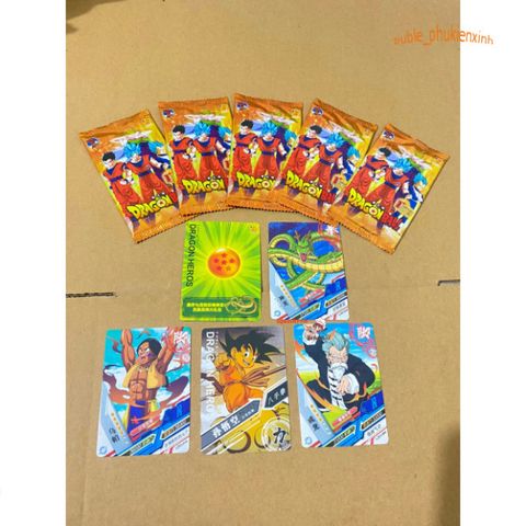Bộ Thẻ Bài Dragon Ball Goku 300k - Thẻ Chất Lượng Cao Kèm 7 Viên Ngọc Rồng Đặc Biệt, Quà Tặng Thú Vị cho Fan Anime