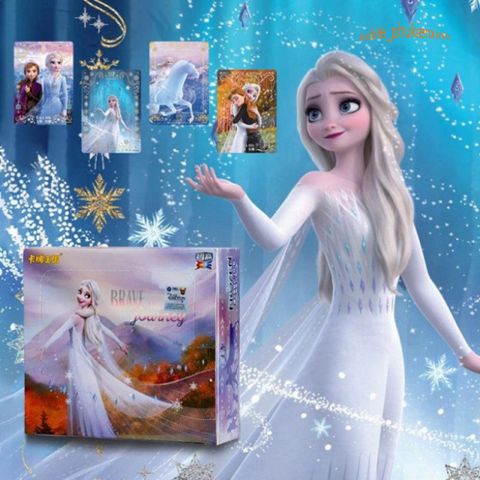 Bộ 160 Thẻ Bài Trò Chơi Công Chúa Elsa - Phim Hoạt Hình Frozen Disney, Đồ Chơi Giáo Dục Thú Vị cho Trẻ Em