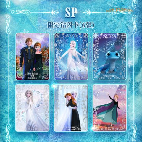 Bộ 160 Thẻ Bài Trò Chơi Công Chúa Elsa - Phim Hoạt Hình Frozen Disney, Đồ Chơi Giáo Dục Thú Vị cho Trẻ Em