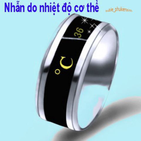 Nhẫn Đo Nhiệt Độ Thân Nhiệt - Nhẫn Đổi Màu Theo Cảm Xúc, Thời Tiết - Trang Sức Hợp Kim 5 Cỡ Mới nhất