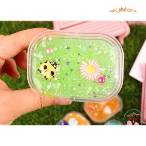 Hộp Slime Hạt Hoa Đa Sắc - Đồ Chơi Sáng Tạo Cho Trẻ Em, Thoải Mái Chơi Hình Tạo Hình Cầu Vồng 7 Màu