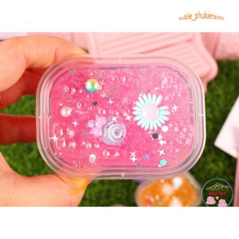 Hộp Slime Hạt Hoa Đa Sắc - Đồ Chơi Sáng Tạo Cho Trẻ Em, Thoải Mái Chơi Hình Tạo Hình Cầu Vồng 7 Màu