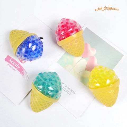 Đồ Chơi Squishy Gudetama Hình Kem Lưới 5 Màu - Giải Tỏa Căng Thẳng, Ngộ Nghĩnh, Đáng Yêu cho Trẻ Em