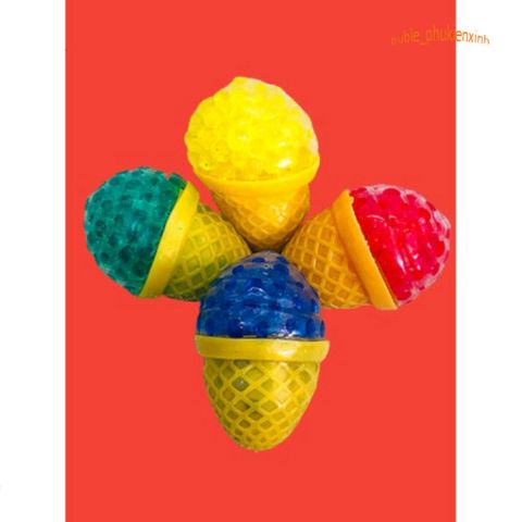 Đồ Chơi Squishy Gudetama Hình Kem Lưới 5 Màu - Giải Tỏa Căng Thẳng, Ngộ Nghĩnh, Đáng Yêu cho Trẻ Em
