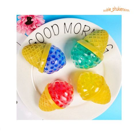 Đồ Chơi Squishy Gudetama Hình Kem Lưới 5 Màu - Giải Tỏa Căng Thẳng, Ngộ Nghĩnh, Đáng Yêu cho Trẻ Em