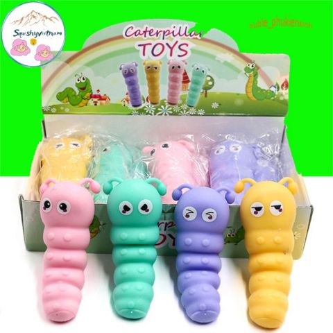 Thú nhồi bông Squishy Mochi SÂU 4 KHÚC mềm mại - Đồ chơi giảm stress dễ thương cho trẻ em và người lớn, phục hồi nhanh, thích hợp làm quà tặng.