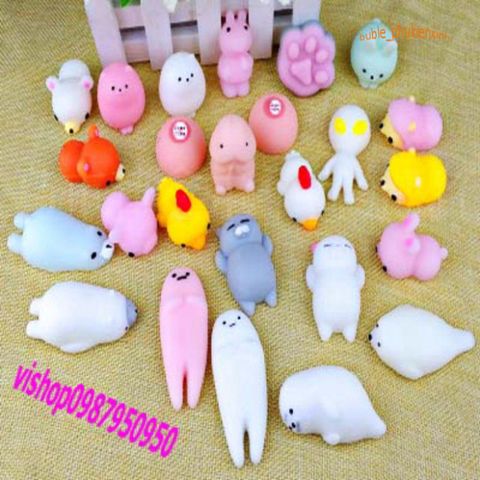 Thú Mochi Squishy Đa Dạng Mẫu Mã - Chất Liệu Mềm Mại, Đàn Hồi, Giải Trí Thú Vị Cho Trẻ Em