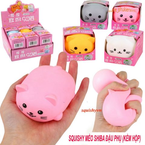 Đồ Chơi Squishy Mochi Con Thú Giảm Căng Thẳng - Chất Liệu An Toàn, Đồ Chơi Dễ Thương cho Trẻ Em, Phát Triển Kỹ Năng Kết Hợp Tay Mắt