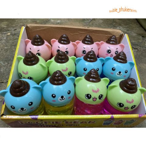 Đồ Chơi Slime Hình Gấu Đội Mũ Cục Shit - Món Quà Sáng Tạo Thú Vị Dành Cho Trẻ Em, Phát Triển Kỹ Năng Nghệ Thuật