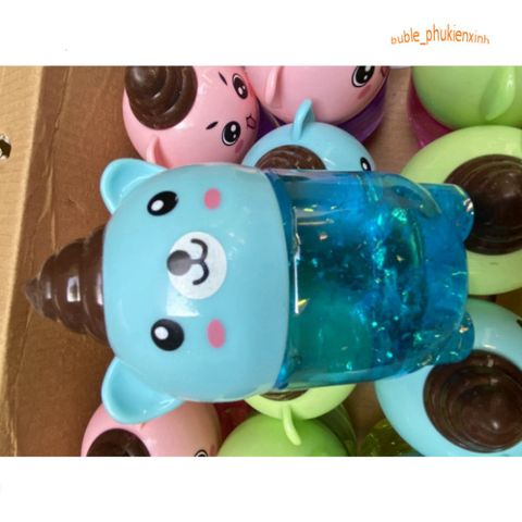 Đồ Chơi Slime Hình Gấu Đội Mũ Cục Shit - Món Quà Sáng Tạo Thú Vị Dành Cho Trẻ Em, Phát Triển Kỹ Năng Nghệ Thuật