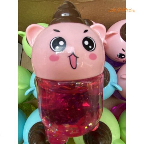 Đồ Chơi Slime Hình Gấu Đội Mũ Cục Shit - Món Quà Sáng Tạo Thú Vị Dành Cho Trẻ Em, Phát Triển Kỹ Năng Nghệ Thuật